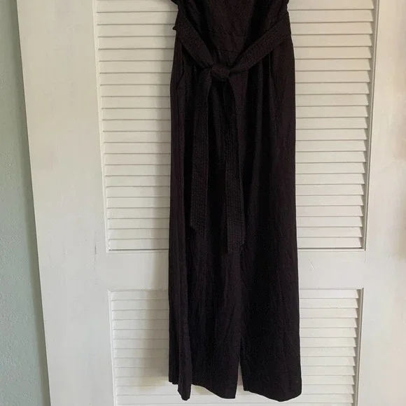 J.Crew Wide Leg Linen Jumpsuit Brown Size 4 - Picture 5 of 10